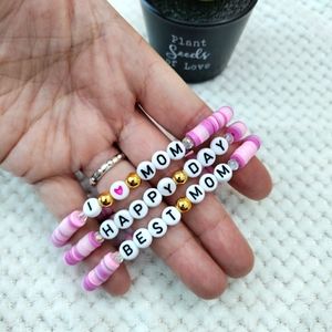 Mother's Day Gif Handmade Elastic Bracelets